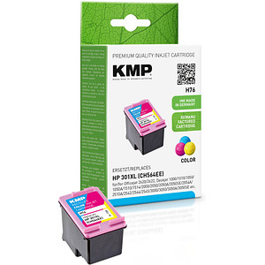 KMP H76 color Druckerpatrone kompatibel zu HP 301XL (CH564EE)