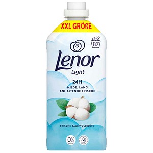Lenor Light FRISCHE BAUMWOLLBLÜTE Weichspüler flüssig, 1,827 l