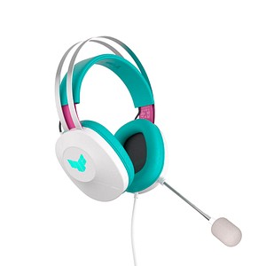 ASUS TUF Gaming H1 Gen II Hatsune Miku Edition Gaming-Headset weiß, türkis