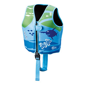 BECO unisex Kinder-Schwimmweste blau/grün Größe M