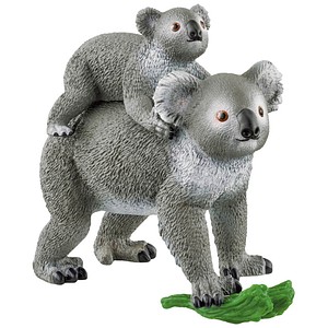 Schleich® Wild Life 42566 Koala Mutter mit Baby Spielfiguren-Set