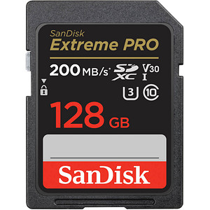 SanDisk Speicherkarte SDXC-Card Extreme PRO, 128 GB, 1 St.