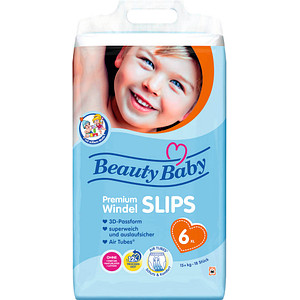 Beauty Baby Windeln Premium Gr. 6 (15+ kg) für Kids und Teens, 18 St.