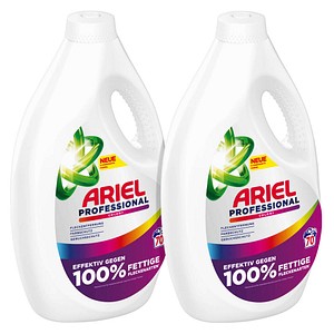 ARIEL Professional COLOR+ Waschmittel flüssig, 2x 3,15 l