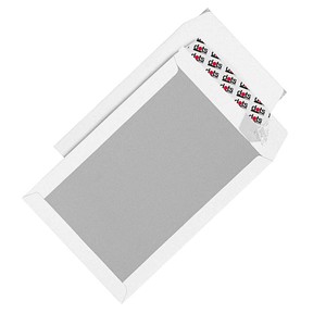 dots Papprückwandtaschen DIN C4 ohne Fenster weiß 50 St.