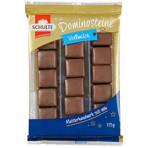 SCHULTE FEINGEBÄCK Dominosteine Vollmilch Pralinen 175,0 g