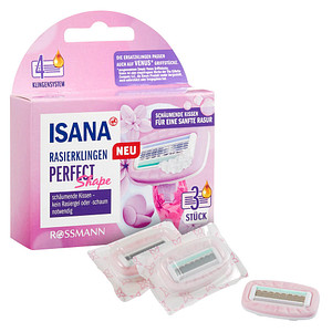 ISANA PERFECT Shape Rasierklingen 3 St.