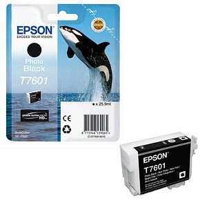 EPSON T7601 (Schwertwal) Foto schwarz Druckerpatrone