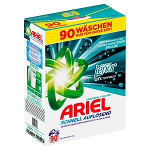 ARIEL UNIVERSAL+ Lenor Waschmittel Pulver, 4,95 kg