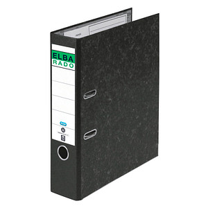ELBA rado Wolkenmarmor Ordner schwarz marmoriert Karton 8,0 cm DIN A4, 1 St.