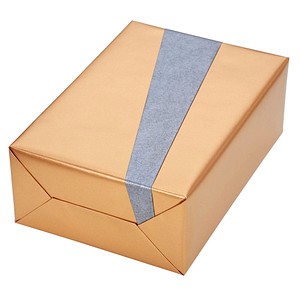 JUNG SCHÖNER VERPACKEN Geschenkpapier Vollton Uni gold, 20,0 m