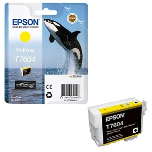 EPSON T7604 (Schwertwal) gelb Druckerpatrone