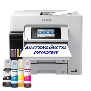EPSON EcoTank Pro ET-5885 4 in 1 Tintenstrahl-Multifunktionsdrucker grau