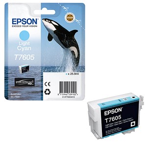 EPSON T7605 (Schwertwal) light cyan Druckerpatrone