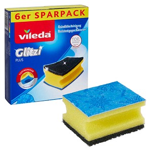 vileda Glitzi plus Topfreiniger, 6 St.