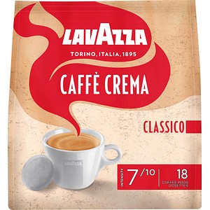 LAVAZZA Caffé Crema Classico Kaffeepads, Arabica- und Robustabohnen 125,0 g