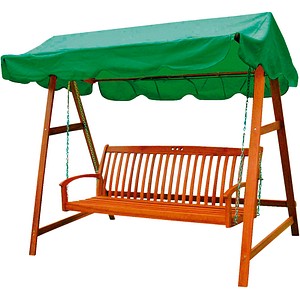 Garden Pleasure Hollywoodschaukel MIAMI braun Holz