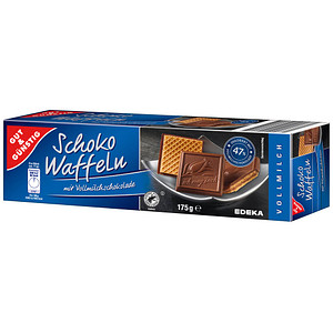 GUT&GÜNSTIG Schoko Waffeln Vollmilch Kekse 175,0 g