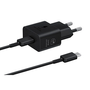 SAMSUNG EP-T2510X Ladekabel mit Adapter schwarz, 25 Watt / VA