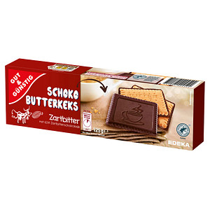 GUT&GÜNSTIG Schoko-Butterkeks Zartbitter Kekse 125,0 g
