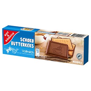 GUT&GÜNSTIG Schoko-Butterkeks Vollmilch Kekse 125,0 g