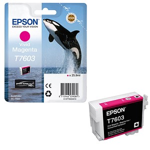 EPSON T7603 (Schwertwal) vivid magenta Druckerpatrone