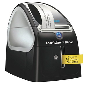 DYMO LabelWriter 450 Duo Etikettendrucker silber, schwarz