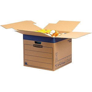 5 Bankers Box Umzugskartons SmoothMove FastFold 47,0 x 48,0 x 41,2 cm