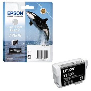 EPSON T7609 (Schwertwal) light light schwarz Druckerpatrone