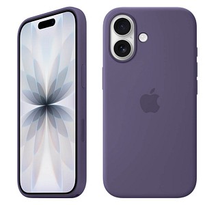Apple Silikon Case Handy-Cover für Apple iPhone 17 nebelviolett