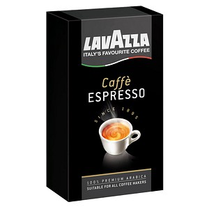 LAVAZZA Caffè ESPRESSO Kaffee, gemahlen, Arabicabohnen kräftig, 250,0 g