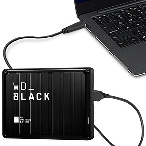 Western Digital WD_BLACK P10 Game Drive 4 TB externe HDD-Festplatte schwarz
