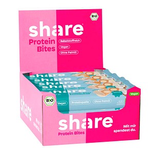 share Bio Protein Bites Coconut Almond Proteinriegel 15 Riegel