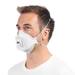 3M Atemschutzmasken Aura™ Comfort Cool Flow™ 9322+ FFP2 NR D DIN EN 149:2001, A1:2009, 10 St.