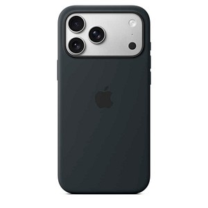 Apple Silikon Case mit MagSafe Handy-Cover für Apple iPhone 17 Pro Max schwarz