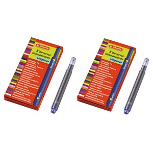 herlitz 10412070 Tintenpatronen für Füller königsblau 2x 5 St.