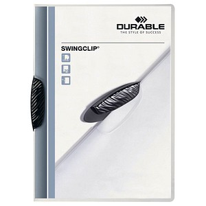 DURABLE Klemmhefter SWINGCLIP schwarz, 25 St.