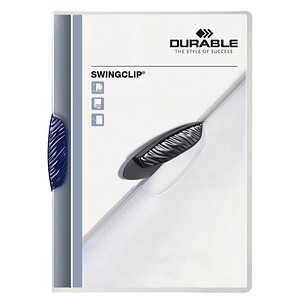 DURABLE Klemmhefter SWINGCLIP dunkelblau, 25 St.