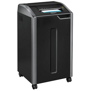 AKTION: Fellowes Powershred 425Ci Aktenvernichter mit Partikelschnitt P-4, 4 x 30 mm, bis 30 Blatt, schwarz mit 150 Euro CashBack
