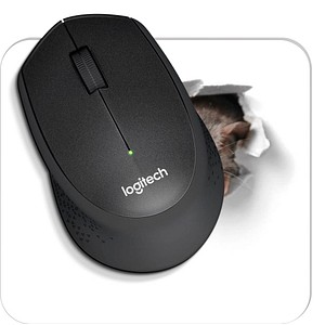 RNK-Verlag Mousepad-Notizblock weiß/grau Papier 24,0 x 22,0 cm, 30 Blatt