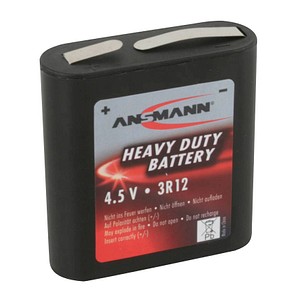 ANSMANN Batterie 3R12 Zink-Kohle Flachbatterie 4,5 V, 1 St.