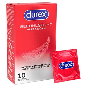 durex Kondome Gefühlsecht ultra dünn, 10 St.