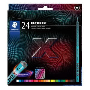 STAEDTLER NORIX® 186 Buntstifte farbsortiert, 24 St.