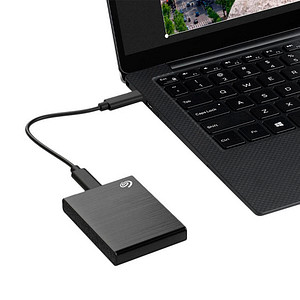 Seagate One Touch 1 TB externe SSD-Festplatte schwarz