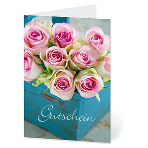 LUMA Gutschein Rosen DIN B6