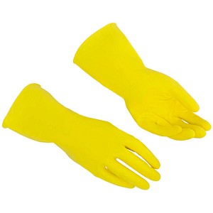 vileda® PROFESSIONAL unisex Gummihandschuhe Contract gelb Größe S, 1 Paar