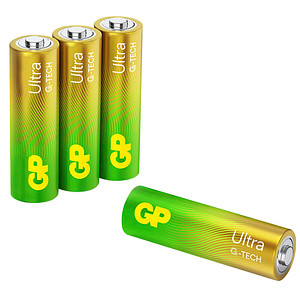 GP Batterien ULTRA Alkali-Mangan Mignon AA 1,5 V, 4 St.