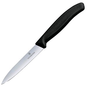 VICTORINOX Küchenmesser  Swiss Classic silber, schwarz, Klinge: 10,0 cm, 1 St.