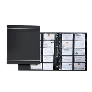 DURABLE Visitenkarten-Ringbuch VISIFIX A4 anthrazit, 1 St.