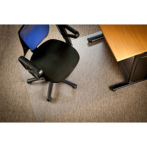 WESEMEYER Bodenschutzmatte für Teppichböden rechteckig, 200,0 x 116,0 cm